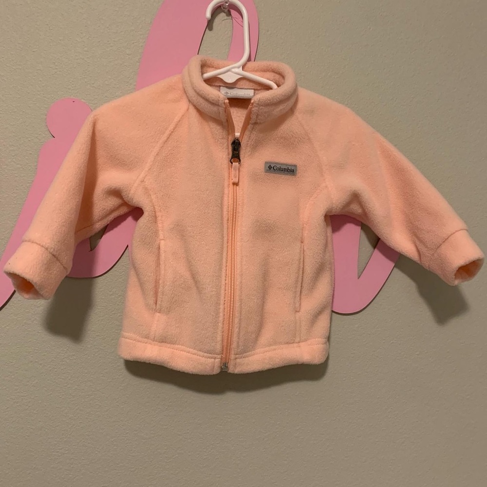 6-12 months Columbia pink Fleece Jacket